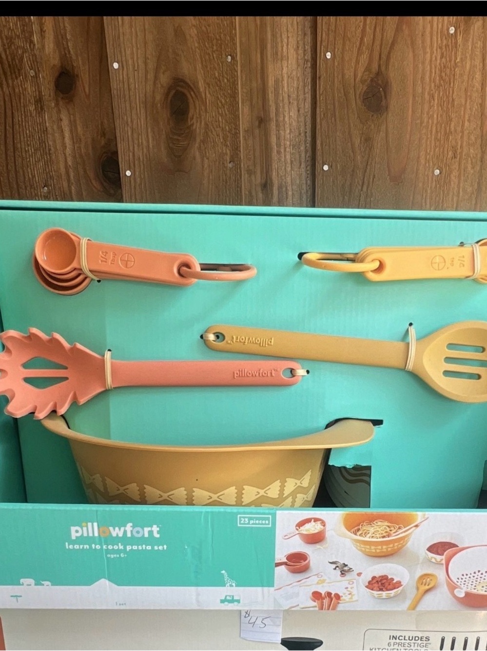 Pillowfort Kids Pasta Playset - Coral and Mustard